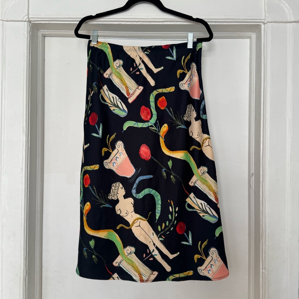 Sandy Midi Skirt LISA SAYS GAH - Museo Nero